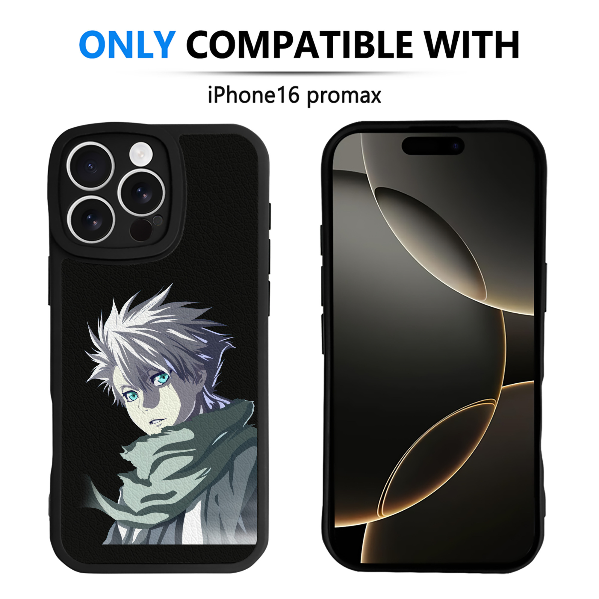 （画像用） ブリーチ 日番谷冬獅郎（ひつがや とうしろう） BLEACH Hitsugaya Toushirou 【iPhone 16シリーズ対応】シリコンスマホケース（レザー調） 材質：シリコン